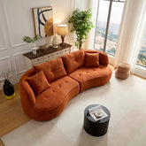 Premium Curved Sofa | Modern Luxury Living Room Designer Sofa
