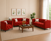 Luxury Chesterfield Sofa Set | Premium Velvet Tufted Sofa | Luxo Nation