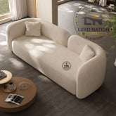 Modern Curved Sofa, Luxury Sofa Set, Designer Living Room Sofa, Premium Fabric Sofa, Wooden Sofa Set, Contemporary Sofa, Home Furniture