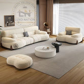 Luxury Modern Curved Sofa Set | Premium Living Room Furniture