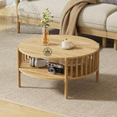 Antique Elegant Wooden Center Table – Round, Vintage, Long-Lasting