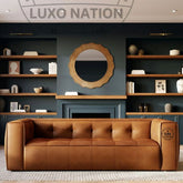 Royale Rest Leatherette Sofa – Bulk Comfort & Modern Style
