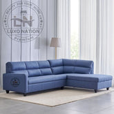 Spacious Sectional L Sofa – Corner Fit for Luxe Interiors