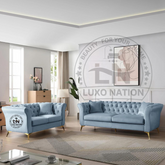 Luxo Nation Evoke Chesterfield Sofa: Stylish Comfort for Every Space