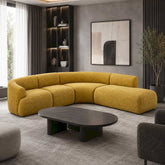Luxo Nation Curved Cloud Comfort L-Shape Sofa – Premium Modern Luxury Sofa