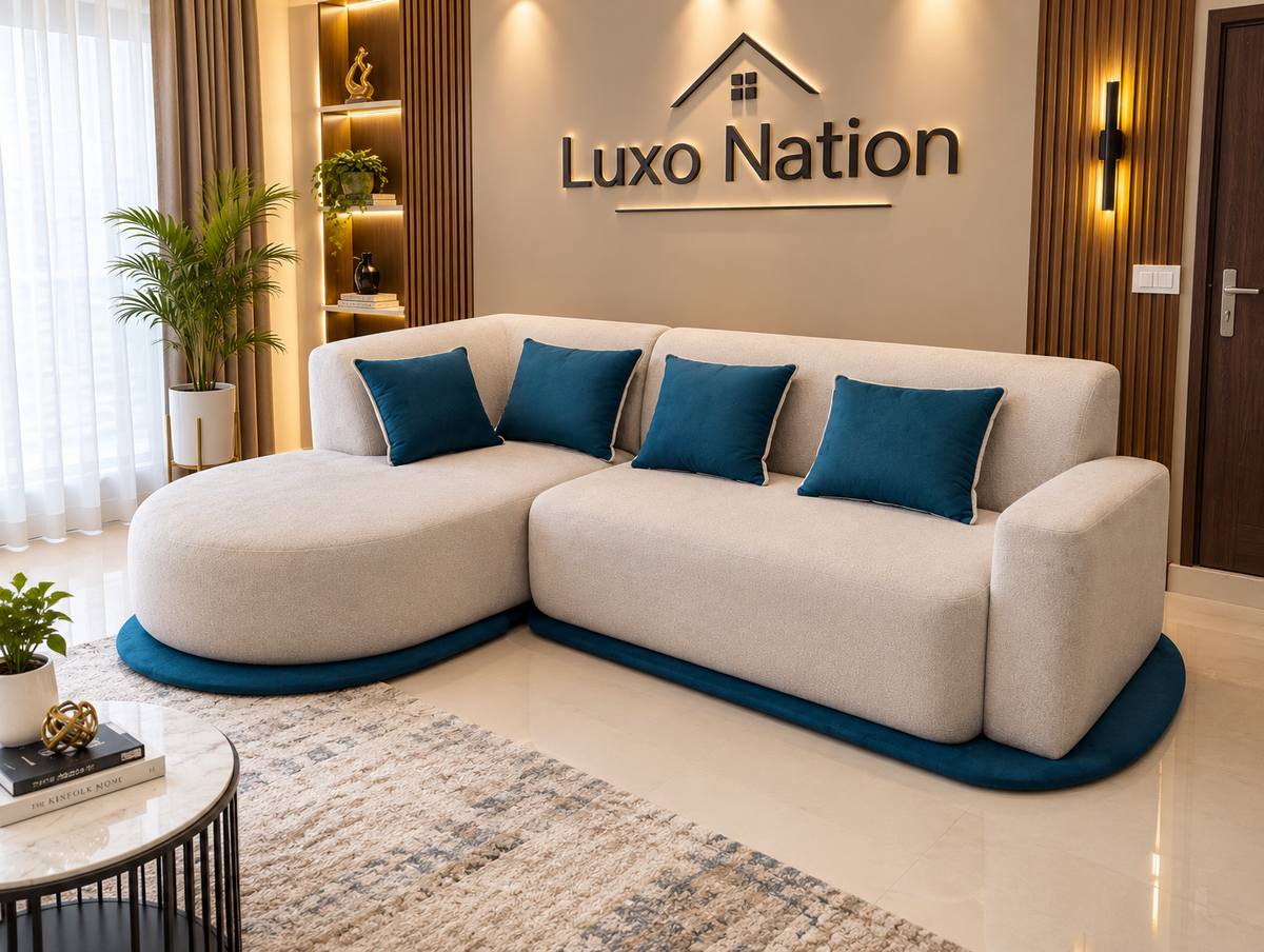 Arvello Cozy L Shape Luxury Sofa Set | Premium Modern Sofa Design