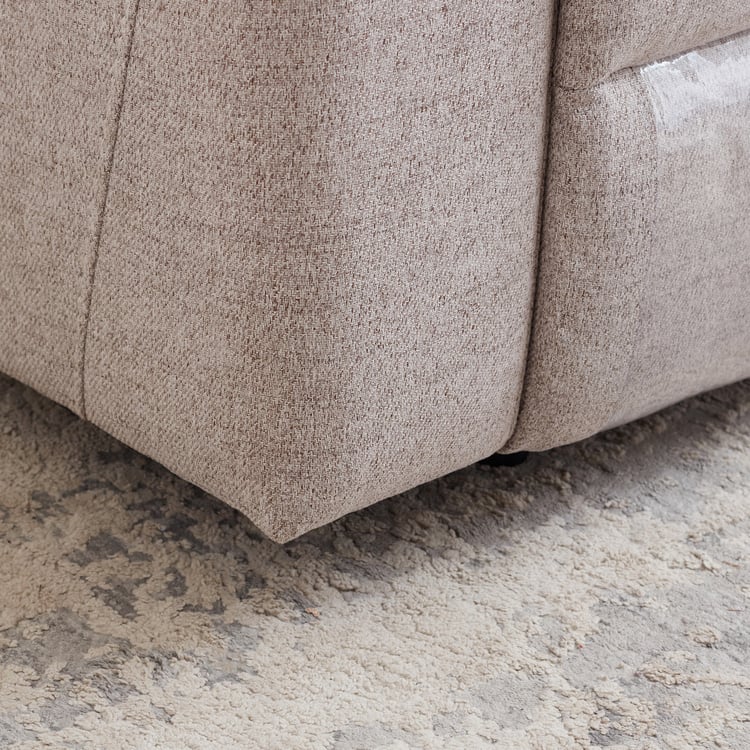 Luxo Nation Artiste Fabric 3-Seater Recliner Sofa – Beige | Luxury Comfort Seating by SRT