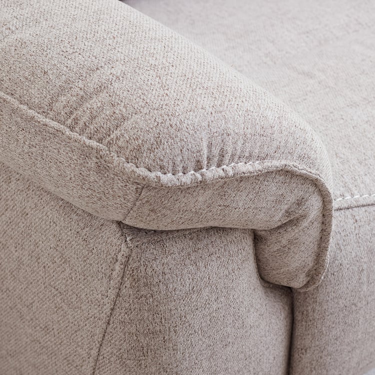 Luxo Nation Artiste Fabric 3-Seater Recliner Sofa – Beige | Luxury Comfort Seating by SRT