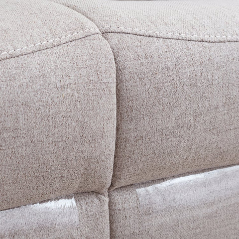 Luxo Nation Artiste Fabric 3-Seater Recliner Sofa – Beige | Luxury Comfort Seating by SRT