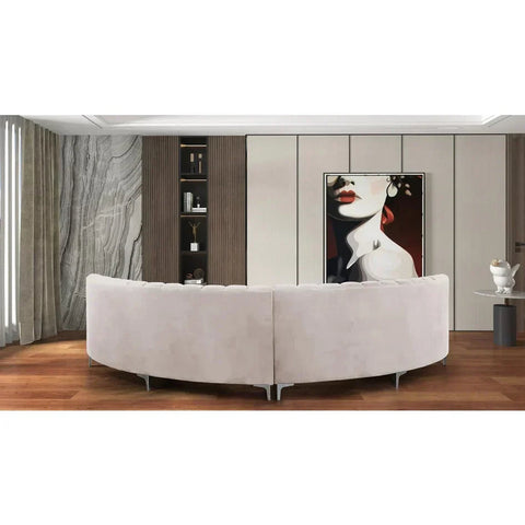 Britannia Modern Curved Sofa Set for Luxury Home Interiors