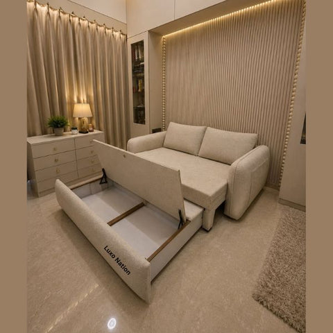 Luxury Sofa Cum Bed with Storage for Small Spaces By Luxo Nation