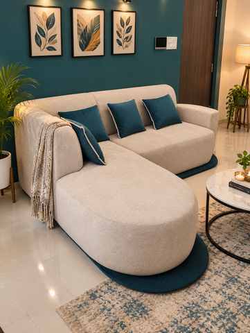 Arvello Cozy L Shape Luxury Sofa Set | Premium Modern Sofa Design