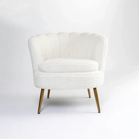 Valencia Premium Accent Chair in Bouclé By Luxo Nation