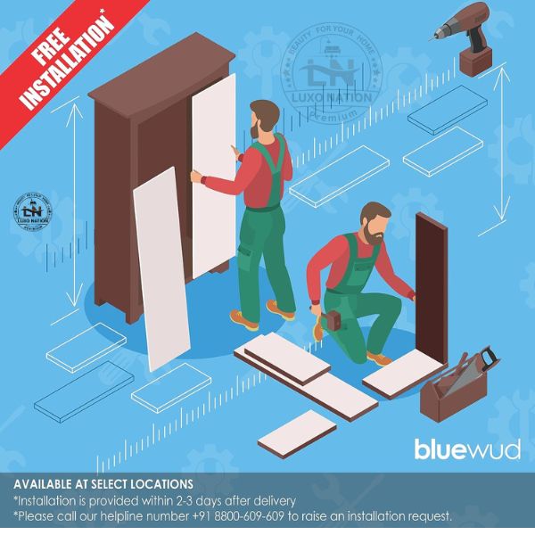 Luxo Nation Compact Wall TV Unit with Storage – Books, Décor & More