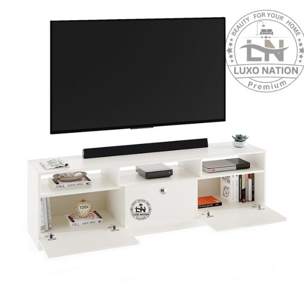 Floor Entertainment Unit | Modular Design | Storage & Shelves