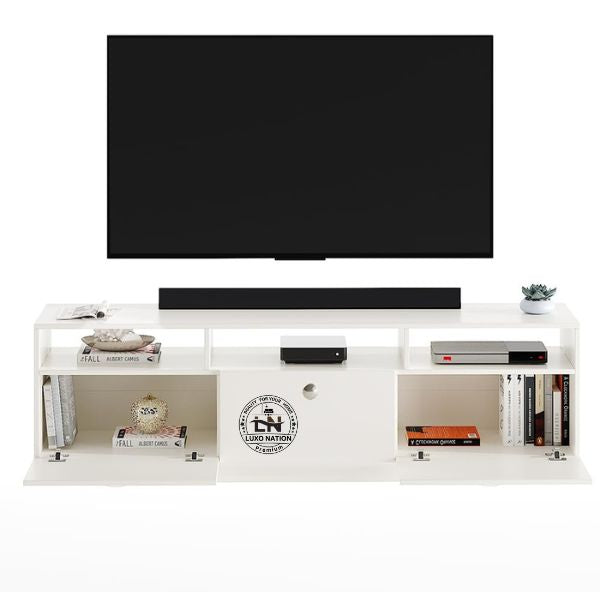 Floor Entertainment Unit | Modular Design | Storage & Shelves