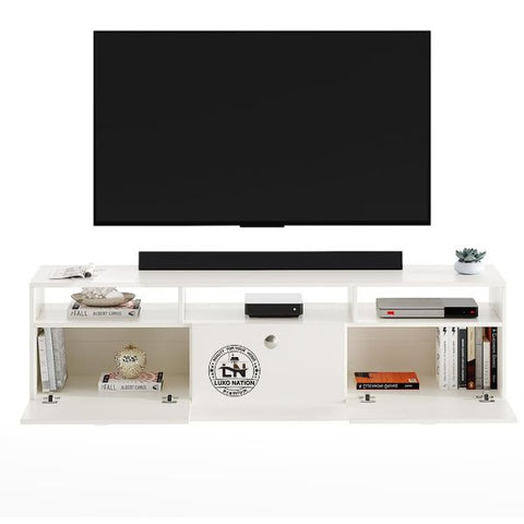 Floor Entertainment Unit | Modular Design | Storage & Shelves