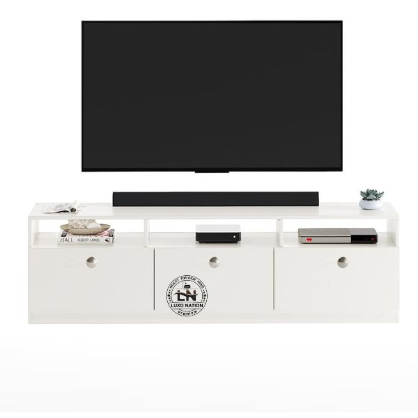 Floor Entertainment Unit | Modular Design | Storage & Shelves