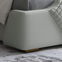 Elite Luxury Upholstered Bed in Premium Leatherette - Elegance Redefined
