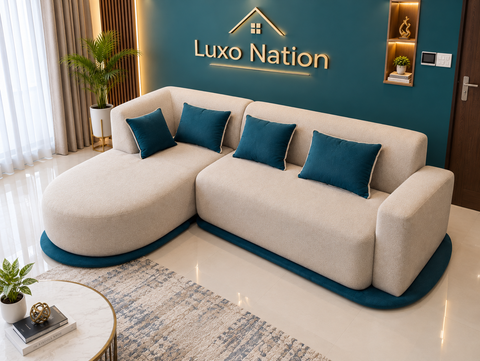 Arvello Cozy L Shape Luxury Sofa Set | Premium Modern Sofa Design