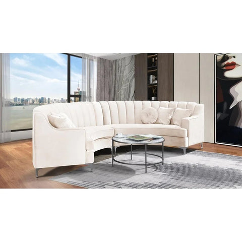 Britannia Modern Curved Sofa Set for Luxury Home Interiors