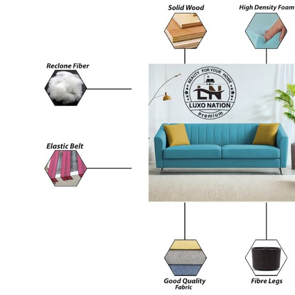 Luxo Nation Premium Sofa Set Online – Modern & Durable Design
