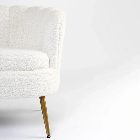 Valencia Premium Accent Chair in Bouclé By Luxo Nation