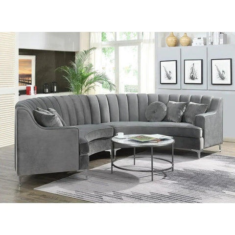 Britannia Modern Curved Sofa Set for Luxury Home Interiors