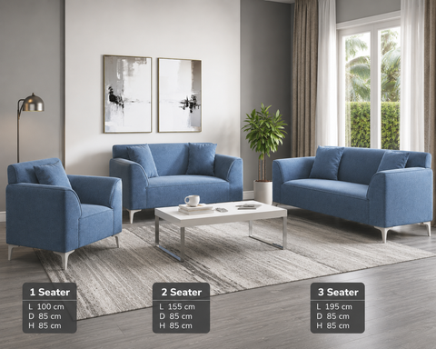 Luxury Modern Fabric Sofa Set for Living Room | Luxo Nation