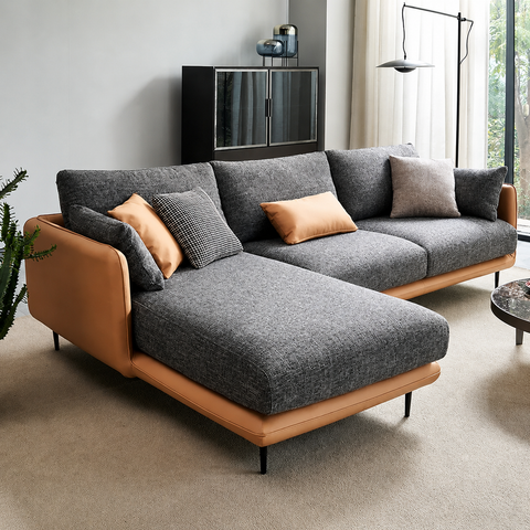Luxo Nation Luxury L-Shaped Sofa – Modern, Stylish & Space-Saving