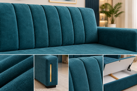 Luxury Sofa Cum Bed with Storage | Luxo Nation