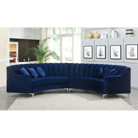 Britannia Modern Curved Sofa Set for Luxury Home Interiors