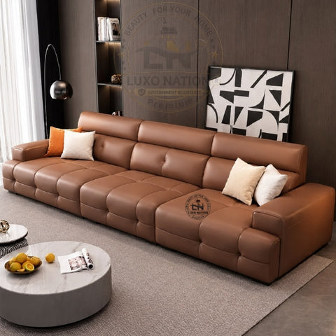 Leatherette Living Room Sofa | Modern Luxury Sofa Set By Luxo Nation