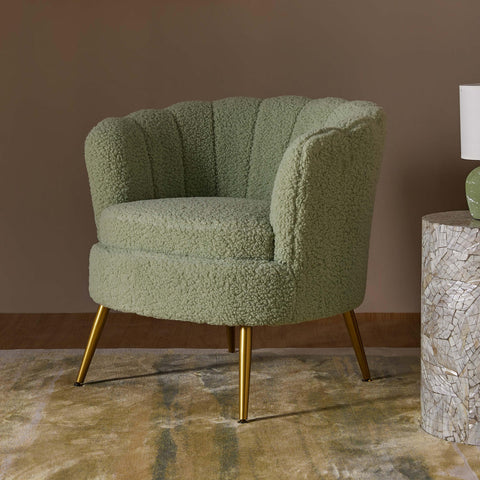 Valencia Premium Accent Chair in Bouclé By Luxo Nation