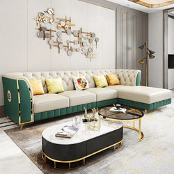 Luxo Nation Majestic Mingle  L Type Chesterfield Sofa style