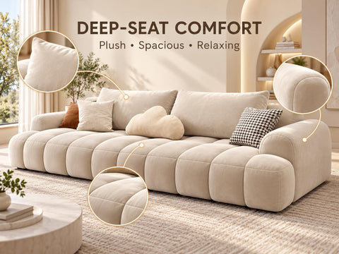 Luxevora Premium Sofa Set | Luxury Modern Living Room Sofa