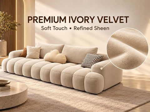 Luxevora Premium Sofa Set | Luxury Modern Living Room Sofa