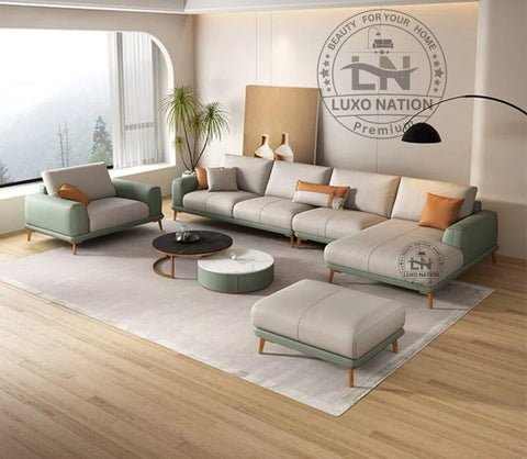 Luxo Nation Luxury Modern Sectional Sofa | Premium Comfort & Elegant Design