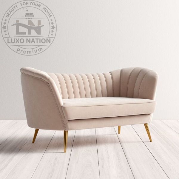 GrandLoop Curve Sofa – Sculpted Comfort in Luxe Velvet By Luxo Nation
