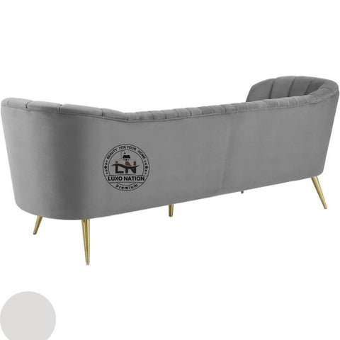 GrandLoop Curve Sofa – Sculpted Comfort in Luxe Velvet By Luxo Nation