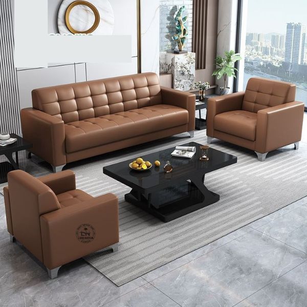 Modern Leatherette Sofa Design – Classic Comfort by Luxo Nation