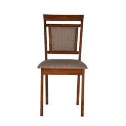 Luxo Nation Harmony Walnut 6-Seater Dining Set
