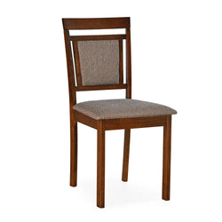 Luxo Nation Harmony Walnut 6-Seater Dining Set