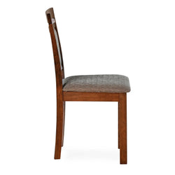 Luxo Nation Harmony Walnut 6-Seater Dining Set