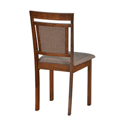 Luxo Nation Harmony Walnut 6-Seater Dining Set