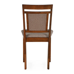 Luxo Nation Harmony Walnut 6-Seater Dining Set