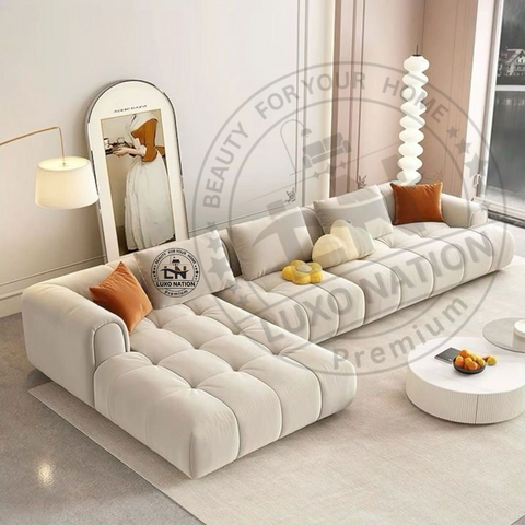 Luxo Nation Imperial Luxe L-Shape Sofa  Luxurious Modern Latest Design