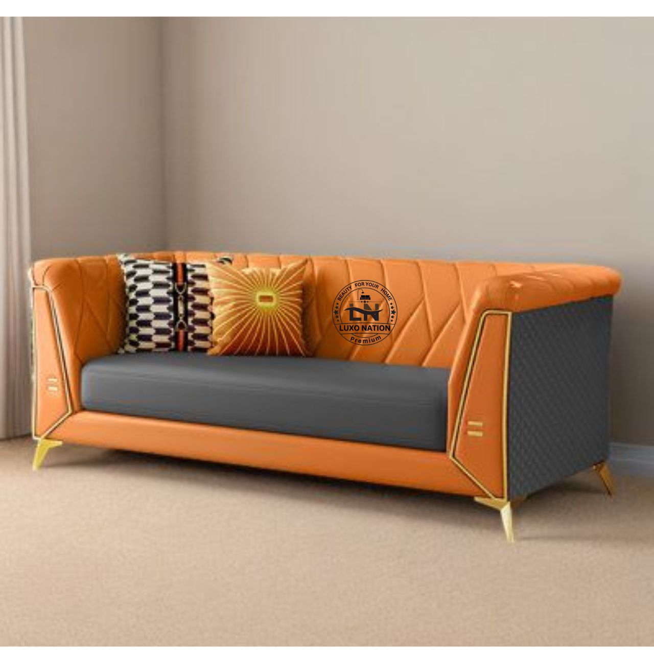 Luxo Nation Luxury Sofa Set for Living Room – Modern & Stylish sofa