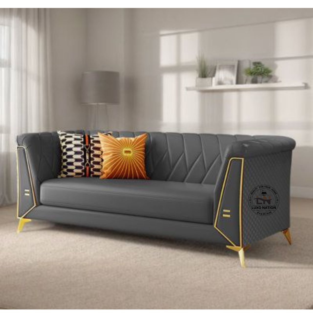 Luxo Nation Luxury Sofa Set for Living Room – Modern & Stylish sofa
