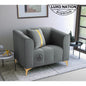 Luxo Nation Luxury Sofa Set  – Premium Quality & Velvet Suede Design